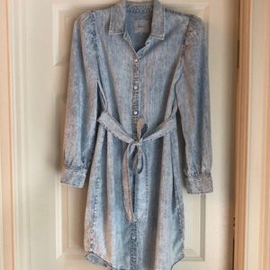 Rails Adele - Light Acid Wash Shirt Dress